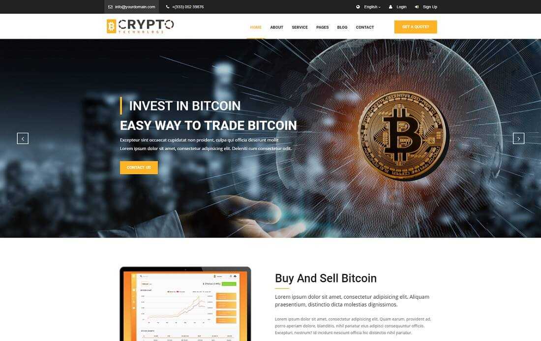 crypto-cryptocurrency-website-template